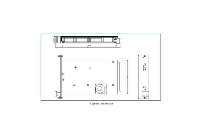 pst22 dc-dc 450W dimensions